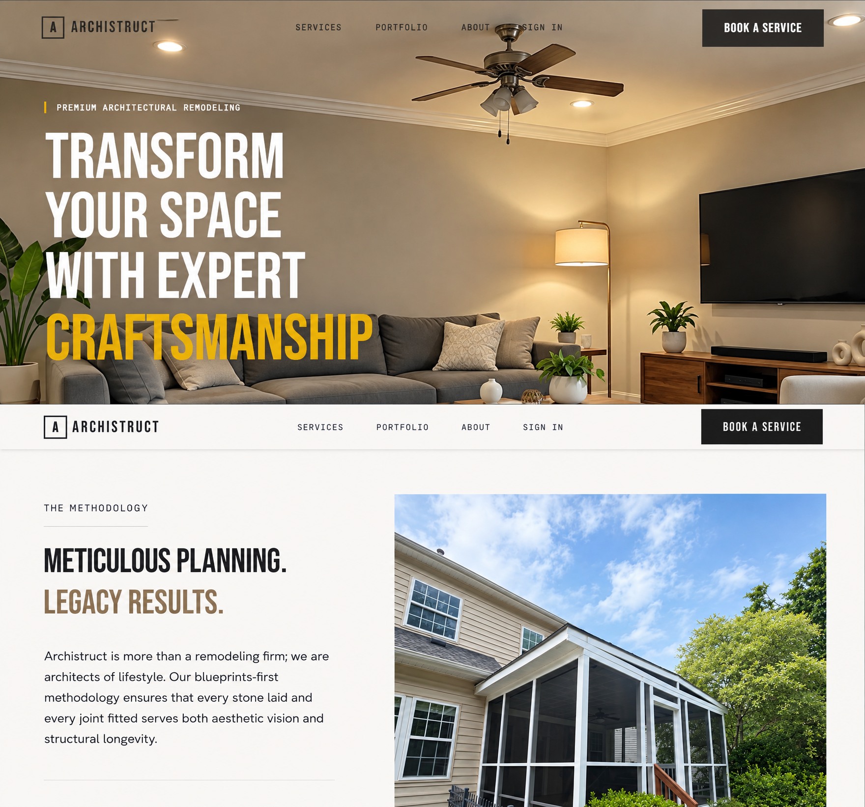 ATC-LLC Remodeling Services website preview